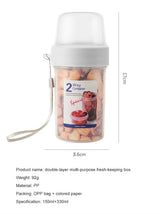 Breakfast Oatmeal Or Yogurt Sealed Container