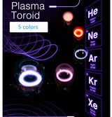 Noble Gas Glass Helium neon ball Argon Krypton Xenon Plasma Ring Toroid