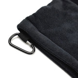 Square Microfiber Golf Ball Cleaning Towel With Carabiner