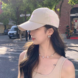 Sporty Ponytail Cap With Snapback
