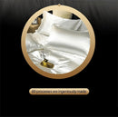 Satin High-end Blending Natural Mulberry Silky Duvet Cover Bedding Sets.