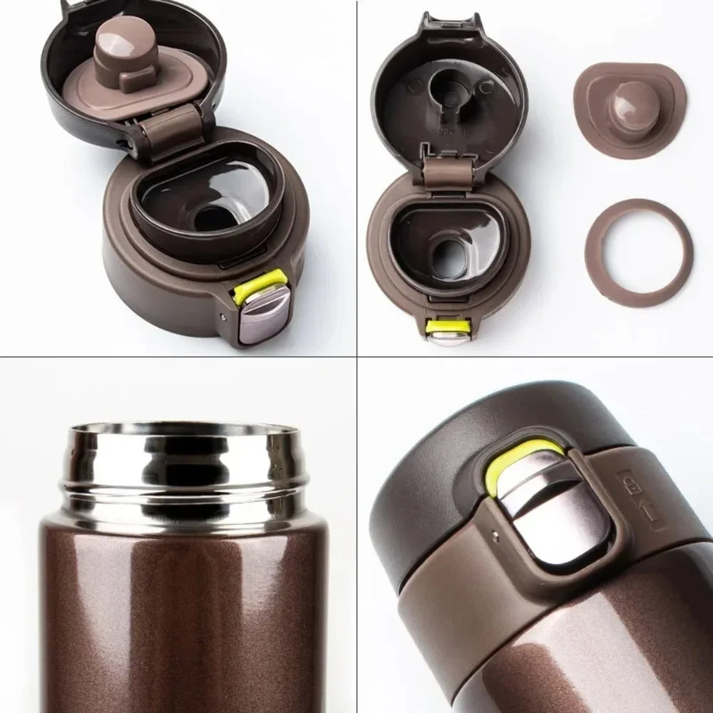 500M/16 Oz Insulated Stainless Steel BPA Free Leakproof Water Bottle