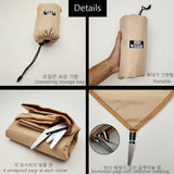 Ultralight Pocket Size Waterproof Tent Ground Sheet With Stakes