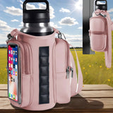 Women Or Men's Magnetic Fitness Water Bottle Bag With Adjustable Shoulder Straps