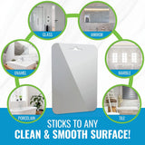 Acrylic Anti Fog Mirror With Suction Cup For Bathroom