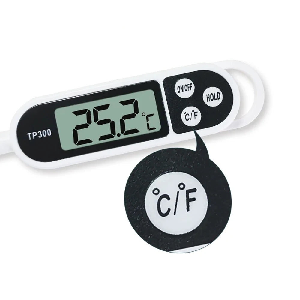 1PC Digital LCD Food Thermometer With Auto Shut Off