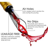Wine Aerator with Vacuum Stopper And Pourer