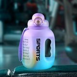 GIANXI  Plastic Sports Water Bottle With Straw