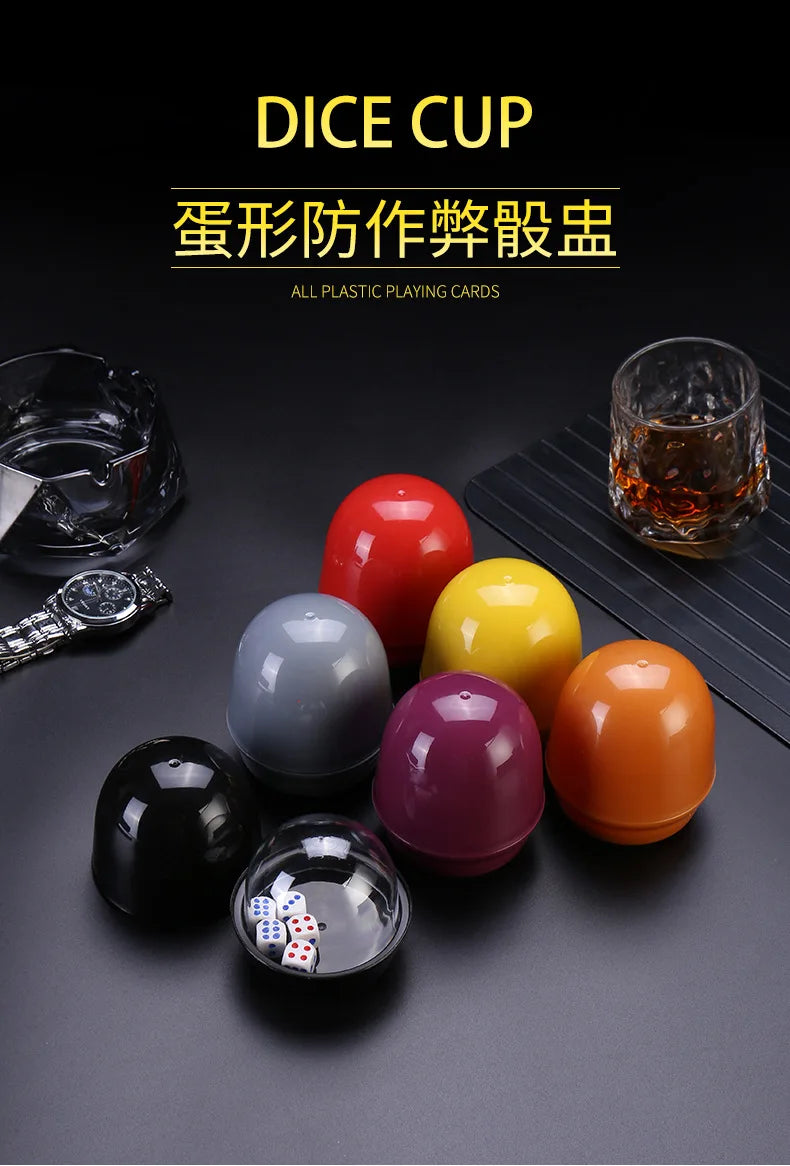 5pc Enclosed Dice Cup