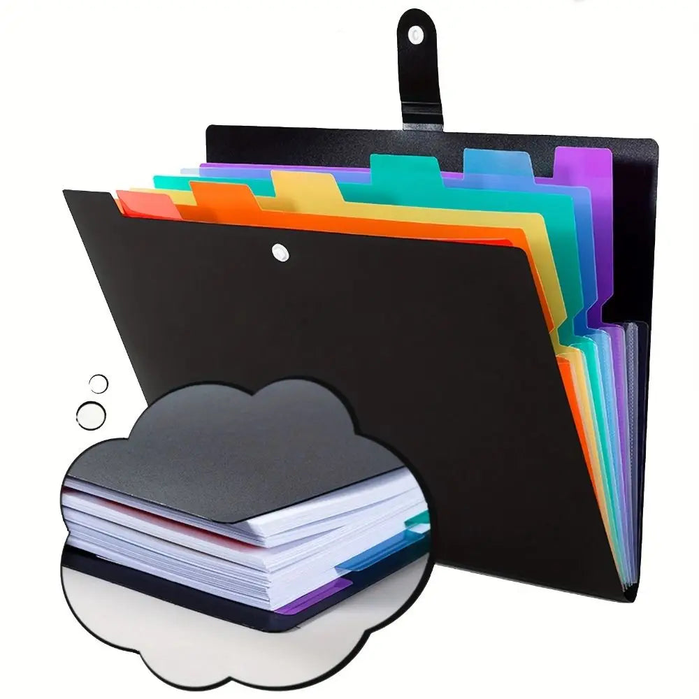 Plastic A4 Accordion Paper Organizer Folder
