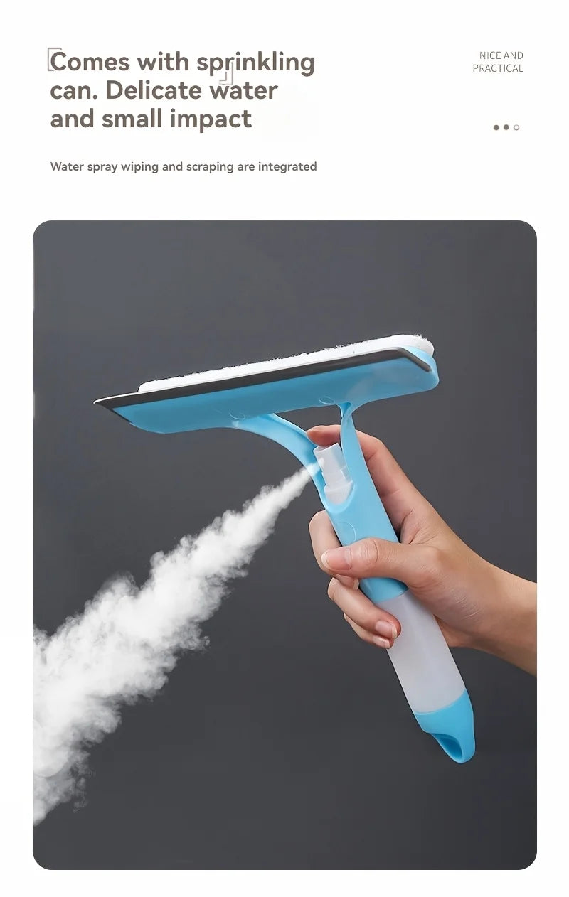 3-in-1 Water Wiper Squeegee For Shower and Glass Surfaces
