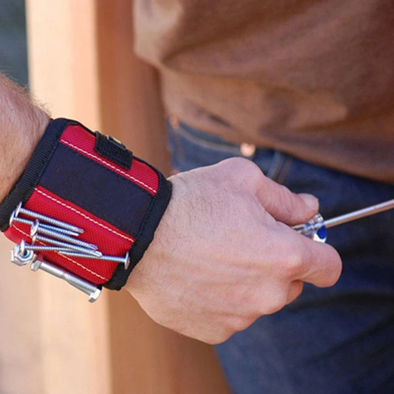 Magnetic Wrist Support Band with Strong Magnets for Holding Screws And Nails
