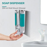 350ml Hand Soap/Shampoo Wall Mount Dispenser