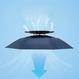 Head Mounted Sunshade Or Rain Umbrella Hat