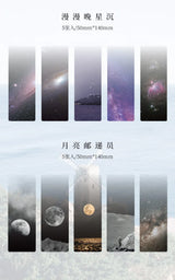 5pcs Star Ocean Translucent Bookmark