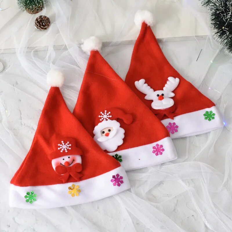 Christmas Hats For Children And Adults.