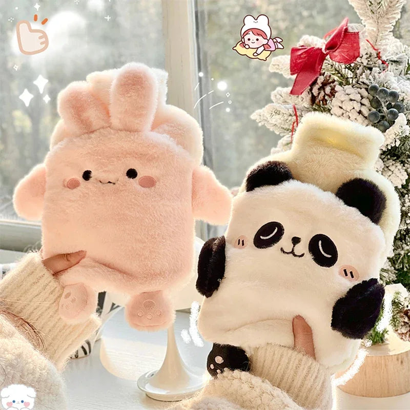 Plush Hot Water Bottle Cover