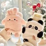 Plush Hot Water Bottle Cover