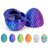 3D Printed Rotating Moveable Stress Relief Action Figure Snake And  Egg