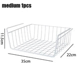 Multifunctional Iron bottom hanging Storage basket