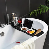 Extendable Bathtub Organizer Shelf