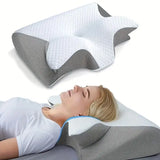 Butterfly Memory Foam Orthopedic Neck Pillow