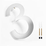 Outdoor  8 Inch Silver/Black 20cm Letters Or Numbers 0-9 For House Address