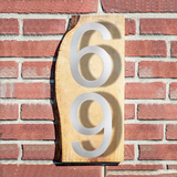 Outdoor  8 Inch Silver/Black 20cm Letters Or Numbers 0-9 For House Address