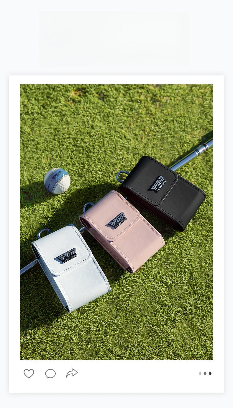 PGM Synthetic Leather Golf Rangefinder Special Waist Bag For Men And Women