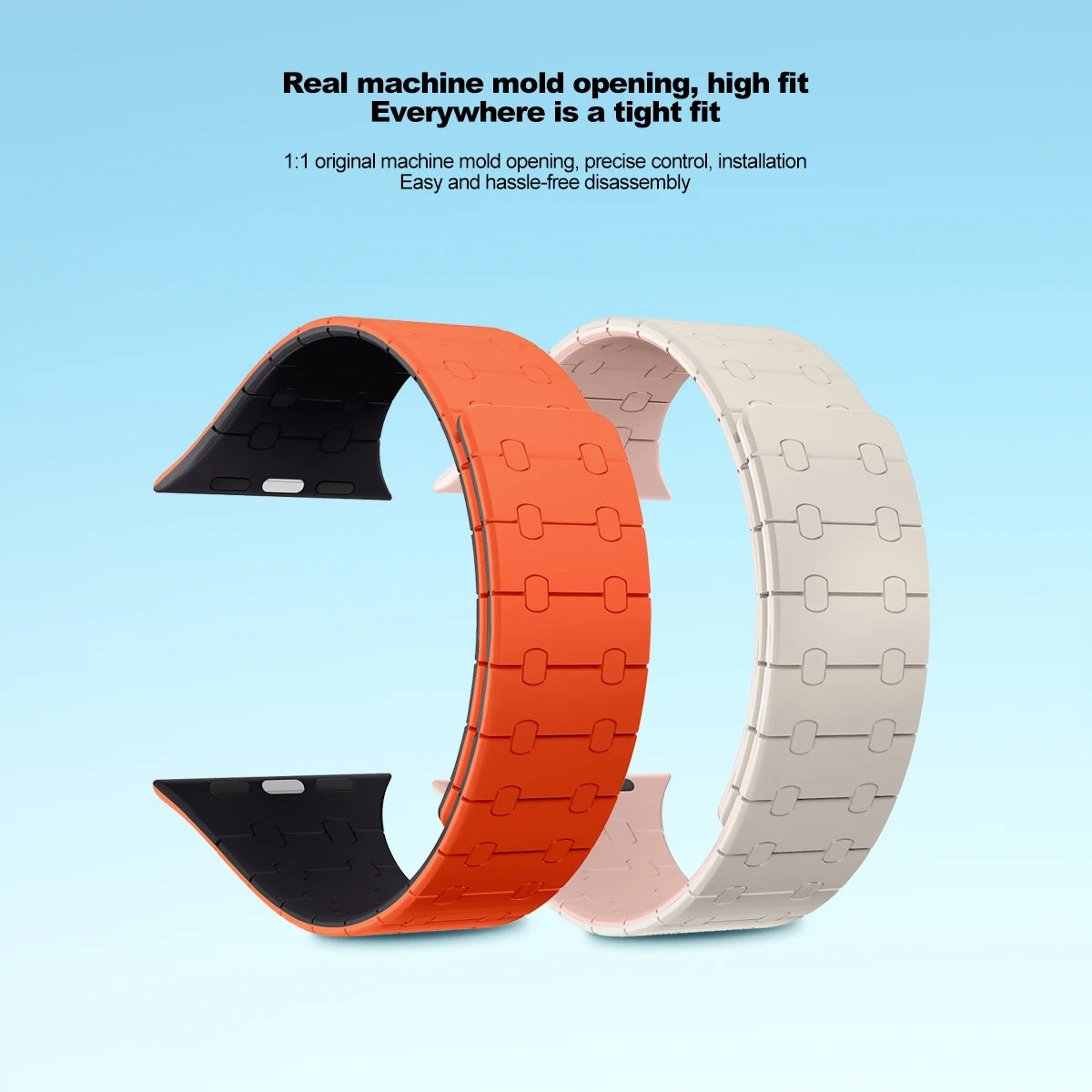 Silicone Magnetic Strap for Apple Watch Band Ultra 2 49mm 44mm 40mm 42mm 41mm 45mm Bracelet For Watch Series 9 8 7 6 SE 5 4 Correa