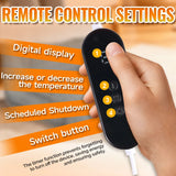 26*28*22cm Electric Remote Controlled Heated Foot US/EU Warmers With 9 Temp Settings and Washable Insert
