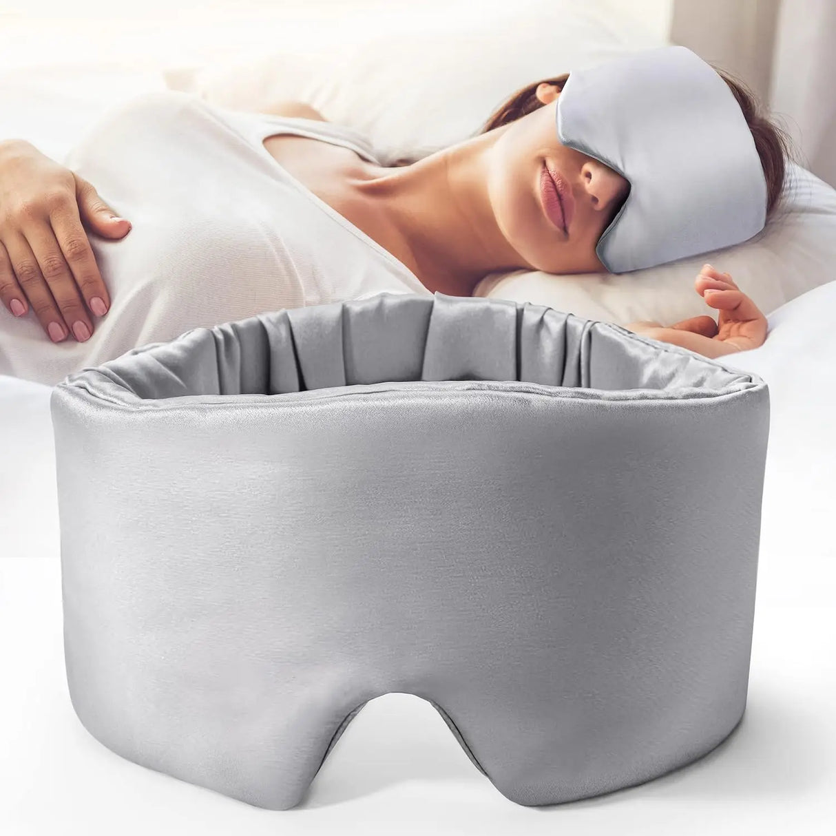 100% Natural Silk Breathable Blackout Sleep Mask