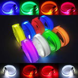 LED Light Up Wristbands With Fast Or Slow Flashing Lights.