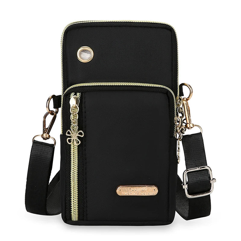 Women's Lightweight Nylon Crossbody Or Arm Bag