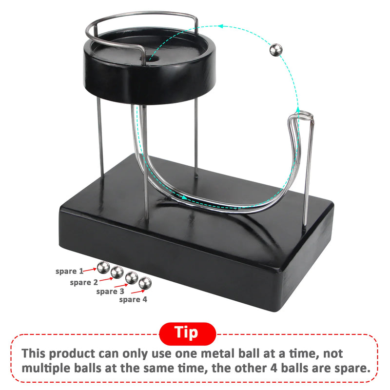 Electromagnetic Drive Jumping Ball Perpetual Movement Machine