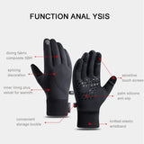 Men's Fleece Waterproof Winter Gloves