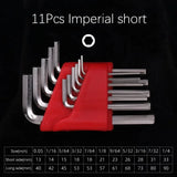 5/8/11 Pcs Metric Short Arm Allen Wrench Set