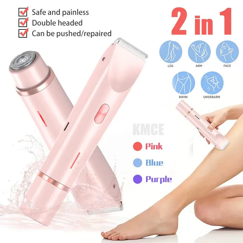 Women's Waterproof Rechargeable Mini Electric Shaver
