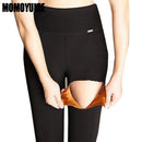 Women's  High Waist Winter thick Warm Leggings.