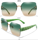 Men Or Women's UV Protection Rimless Sunglasses