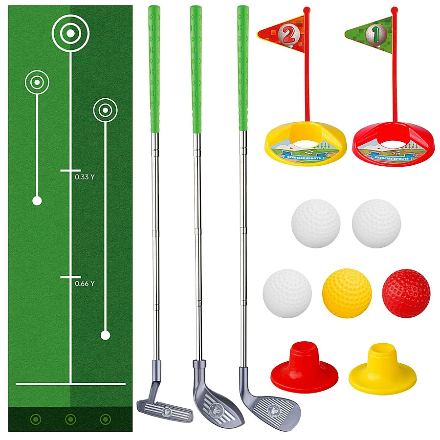 1 Set Children's Retractable Golf Clubs