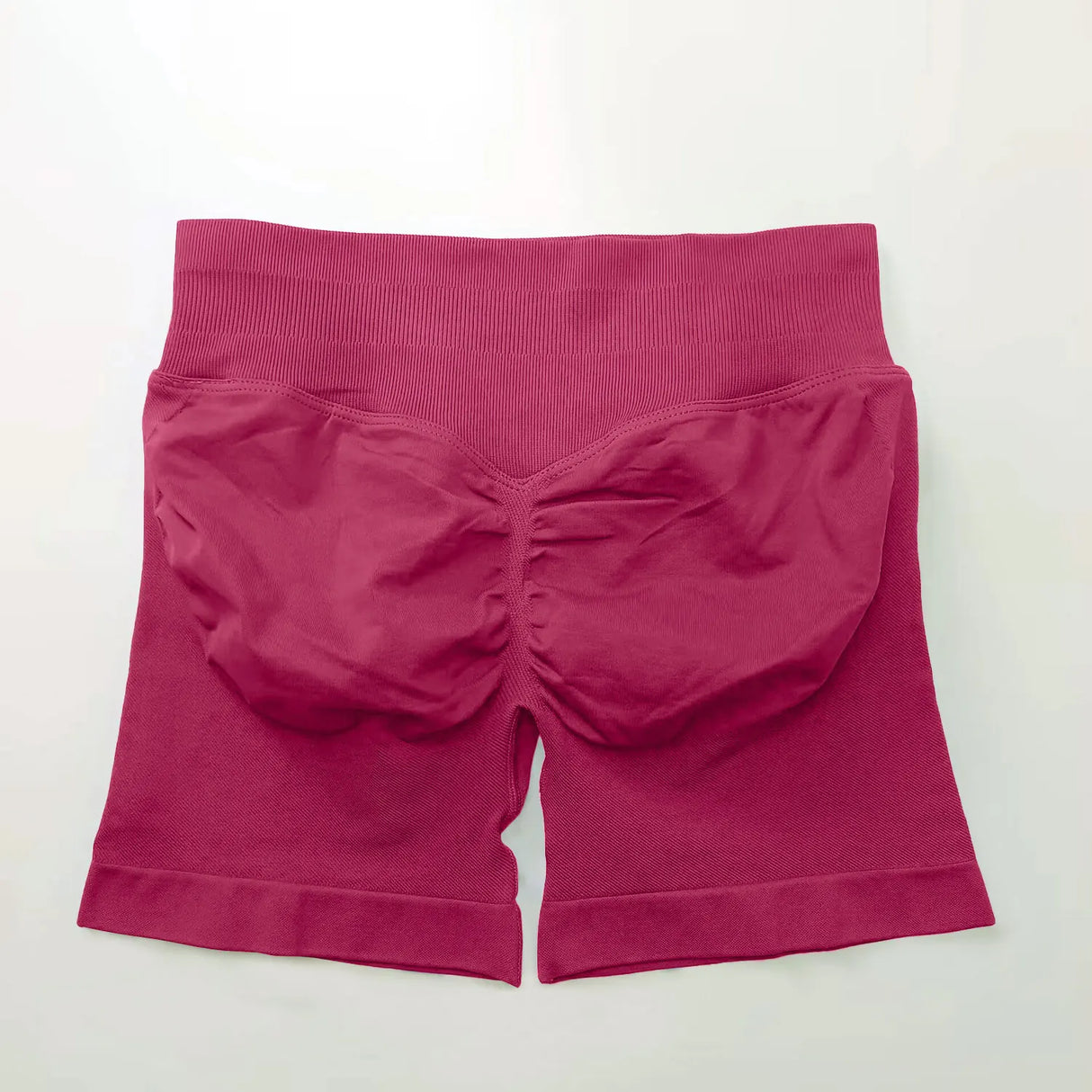 NCLAGEN 4.5" Women's  Low Ribbed Band Scrunch Butt Seamless Impact Shorts
