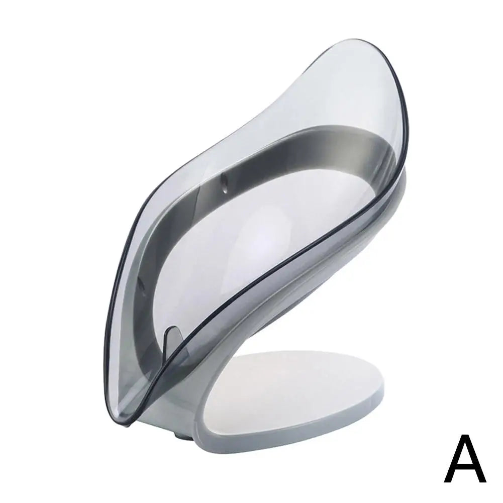 1pcs Non-Slip Leaf Soap Dish For Bathrooms Or Kitchen