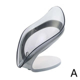 1pcs Non-Slip Leaf Soap Dish For Bathrooms Or Kitchen