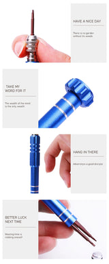 5 in 1 Multifunctional  Eyeglass/Watch Screwdriver Repair Kit