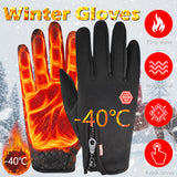 Winter Gloves With Touchscreen, Non-slip And Waterproof for Men And Women.