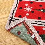 Holiday Season Decorative Woven Tapestry Placemats.