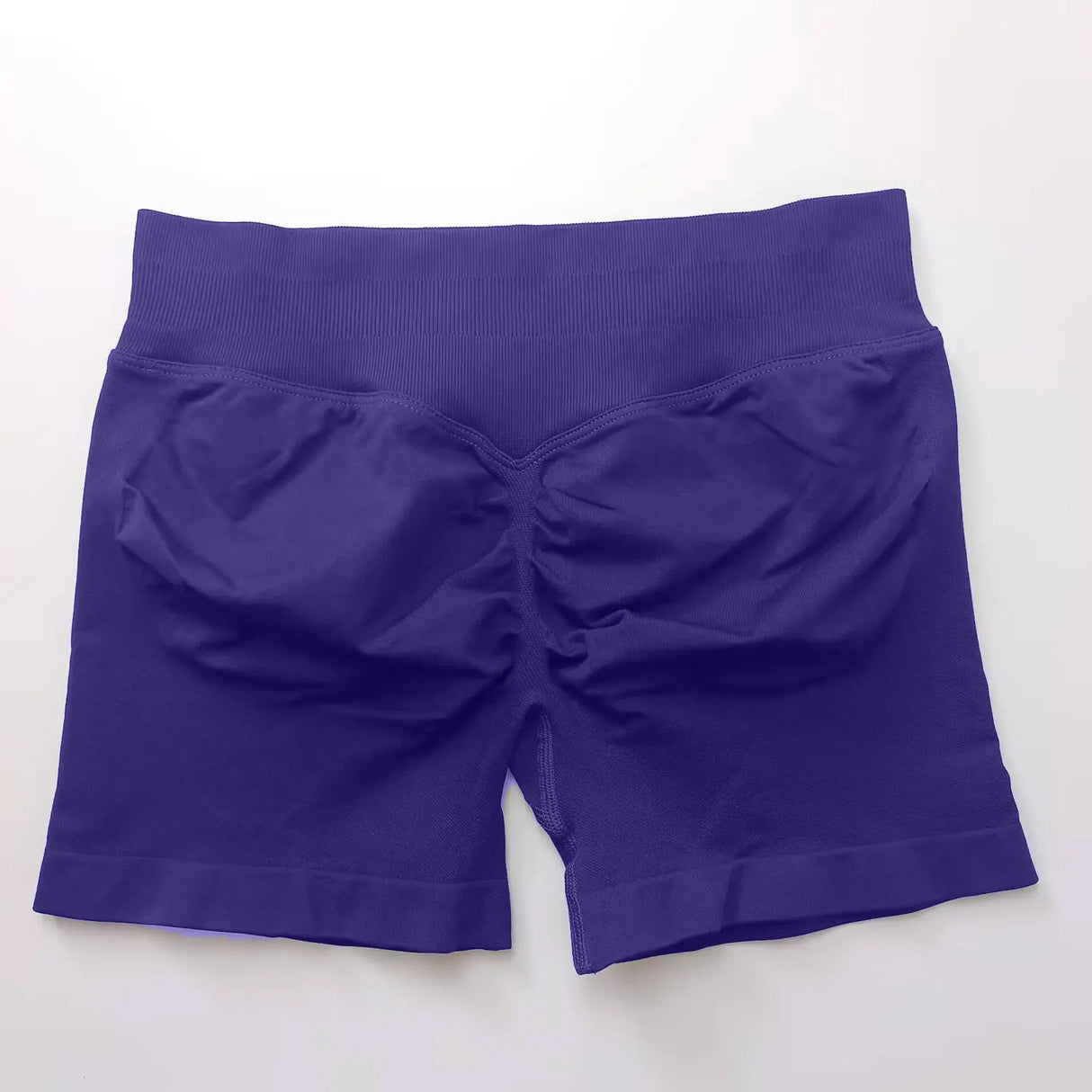 NCLAGEN 4.5" Women's  Low Ribbed Band Scrunch Butt Seamless Impact Shorts