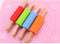 Silicone Non-Stick Rolling Pin With Plastic OR Wooden Handle. Pas