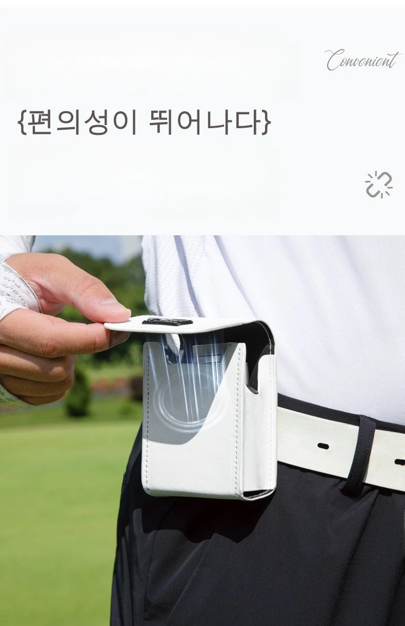 PGM Synthetic Leather Golf Rangefinder Special Waist Bag For Men And Women